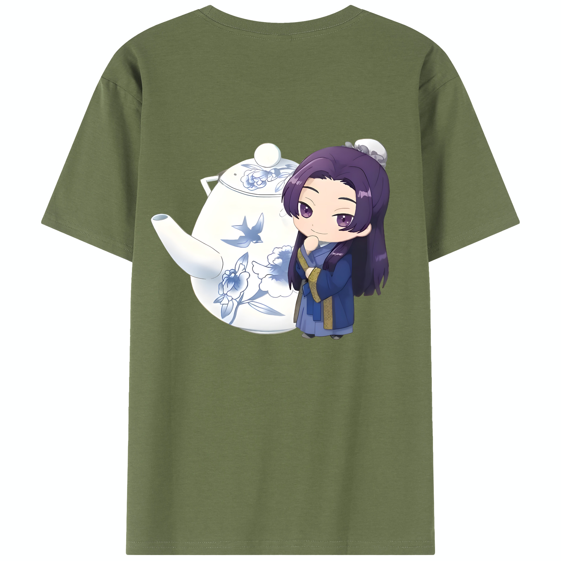 （画像用） 薬屋のひとりごと The Apothecary Diaries 綿100％半袖Tシャツ（背面プリント）